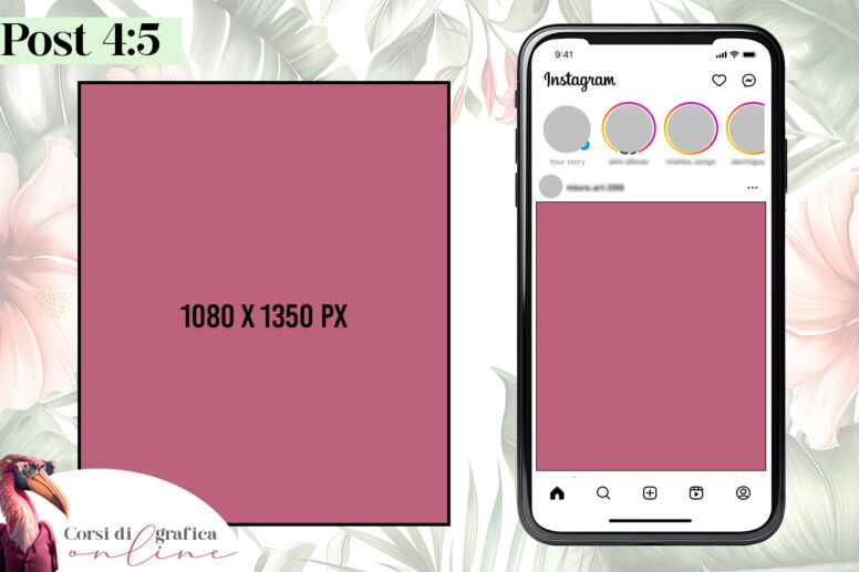 come creare le immagini per i post di instagram dimensioni per creare un post instagram 4 5